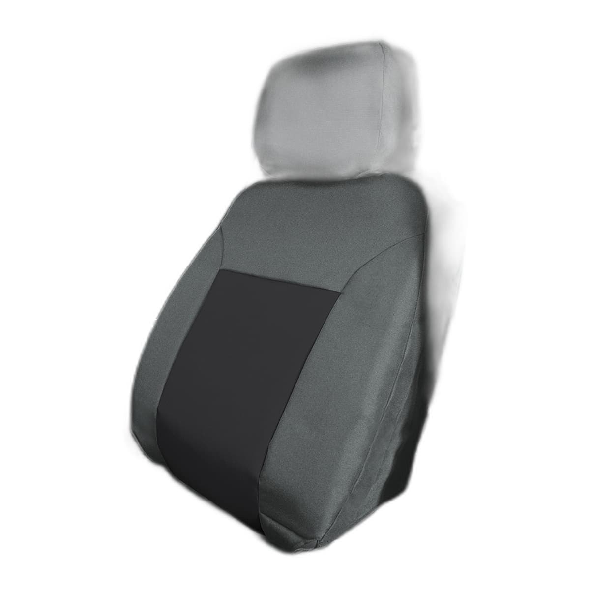 Covercraft Endura PrecisionFit Custom Seat Covers | Front Row, 2019-2026 Ram 2500/3500/4500/5500, Black/Charcoal