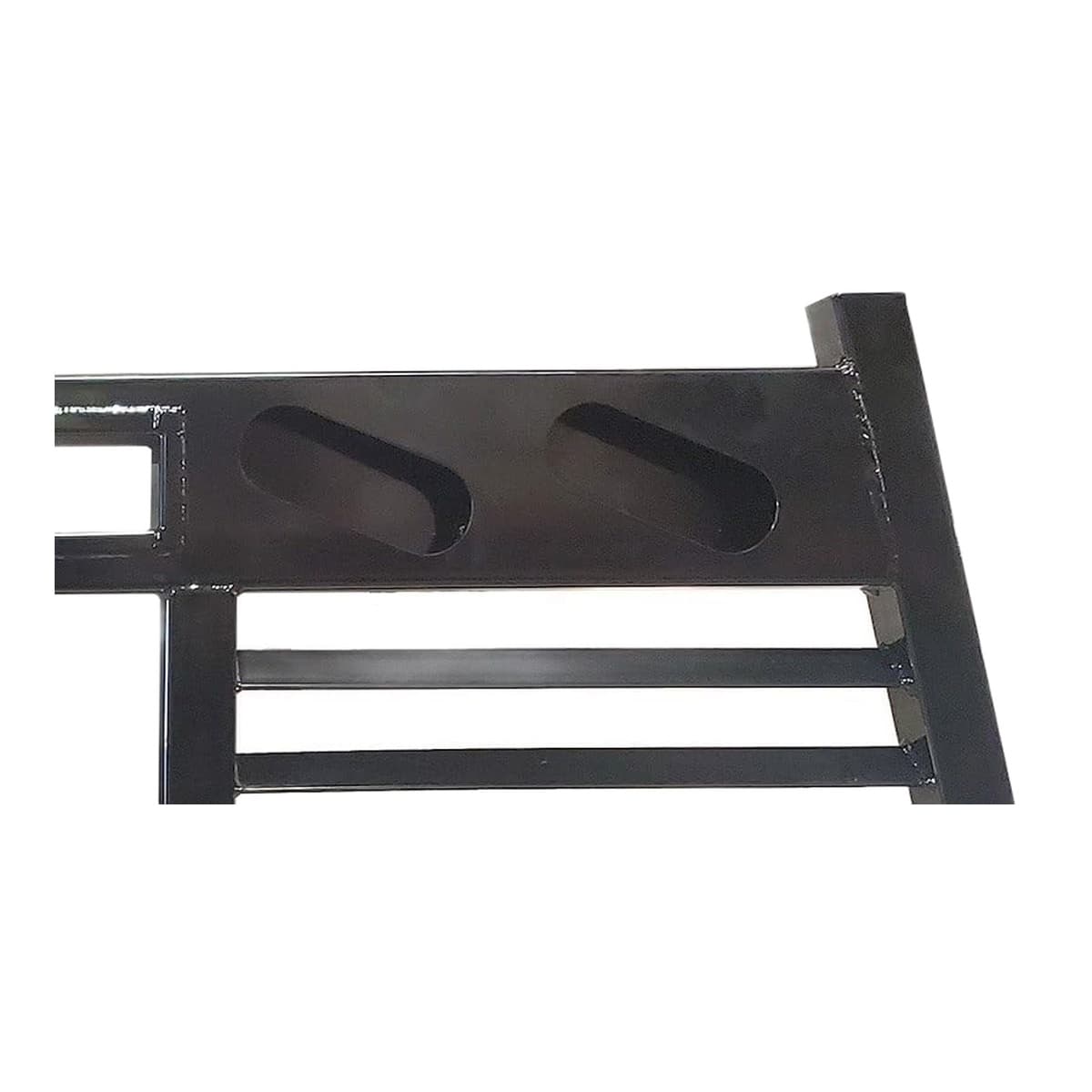Cattleman Headache Rack | Ford F-250/F-350 Super Duty 2017-2026, Louvered with Window Cutout and Light Cutout, Black Powder-Coated