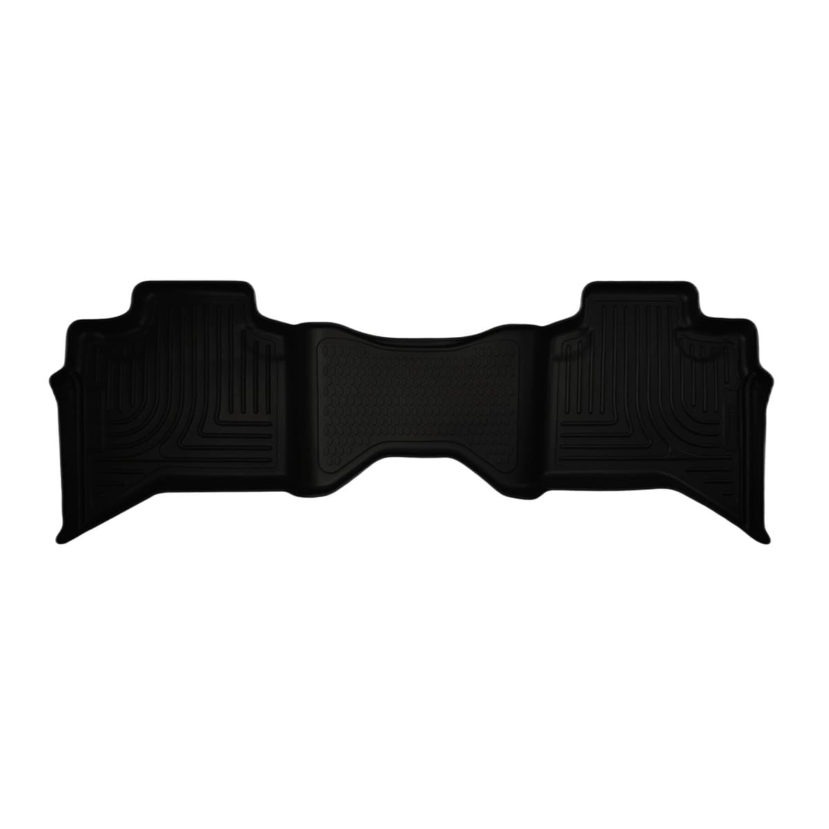 Husky Liners WeatherBeater 2nd Row Floor Liner | 2002-2008 Dodge Ram 1500 Quad Cab Only & 2003-2009 Ram 2500/3500 Quad Cab Only, 1-Piece Black