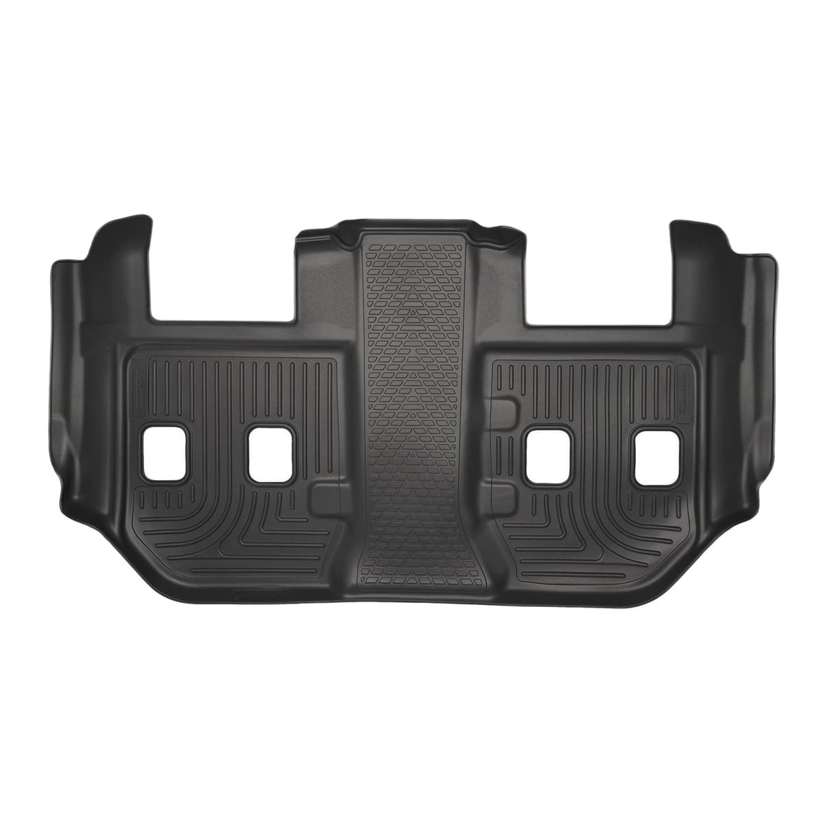 Husky Liners WeatherBeater 3rd Row Floor Liner | 2015-2020 Cadillac Escalade ESV, Chevrolet Suburban & GMC Yukon XL w/ 2nd Row Bucket Seats, Black