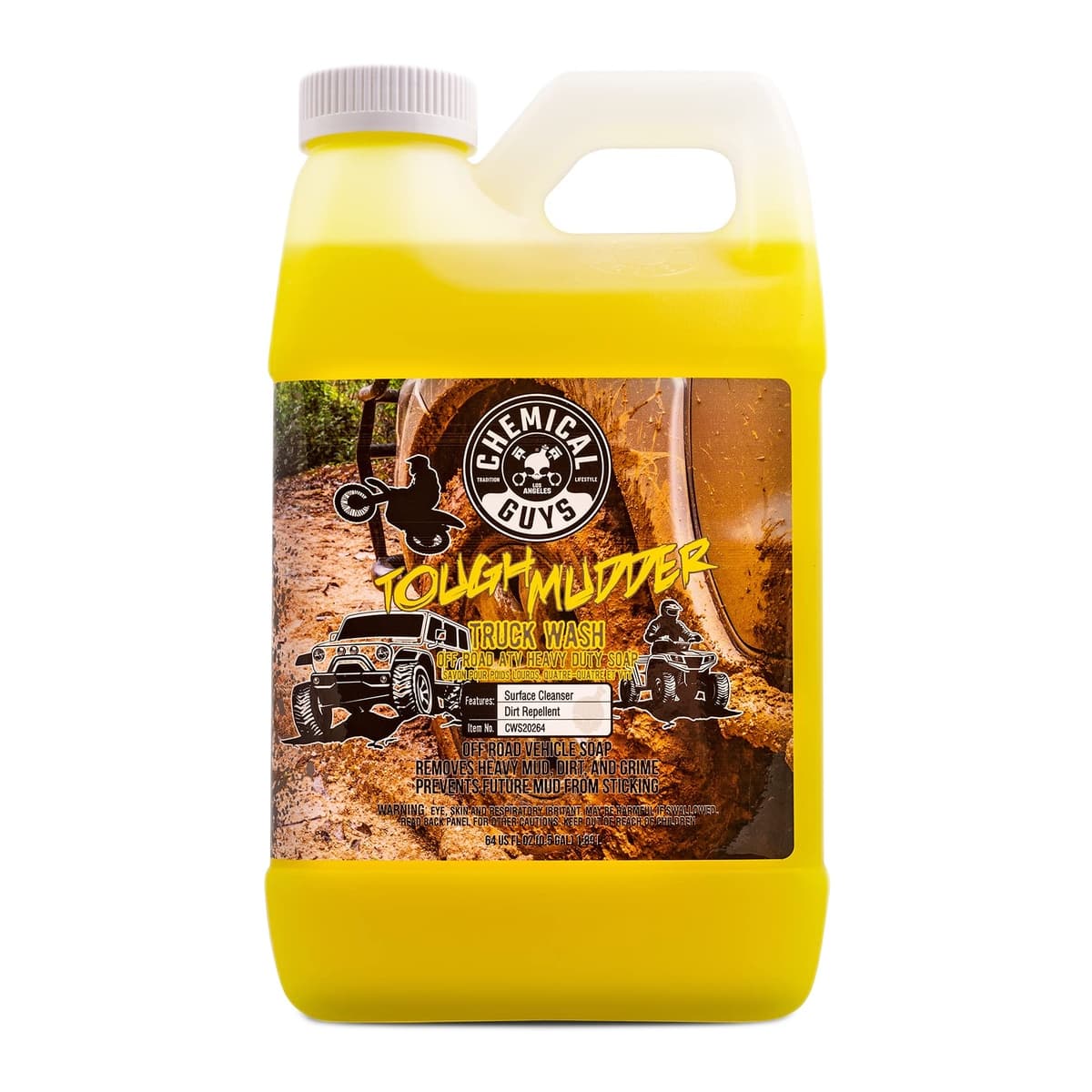 Chemical Guys Tough Mudder Heavy-Duty Foaming Off-Road Wash Soap (64 oz)
