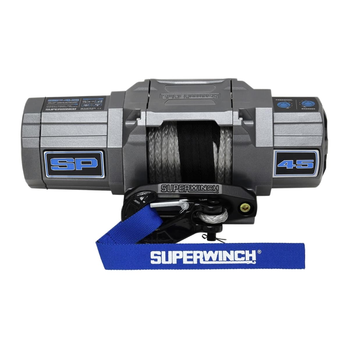 Superwinch SP 45SR Powersports Winch, 4500 lb, Synthetic Rope (1145250)