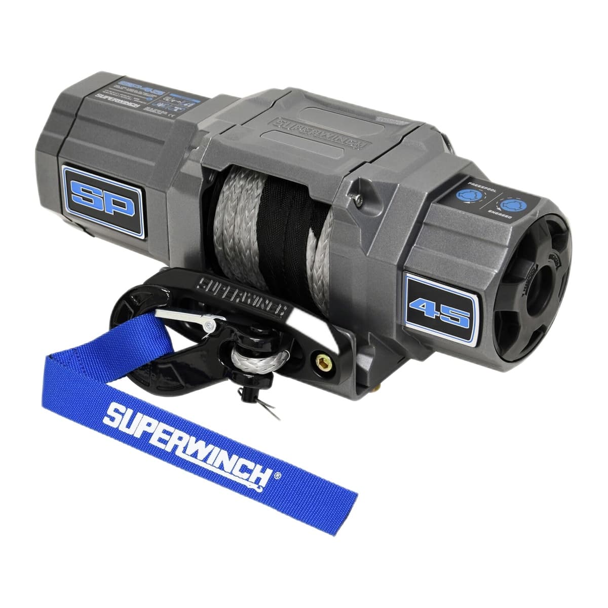 Superwinch SP 45SR Powersports Winch, 4500 lb, Synthetic Rope (1145250)