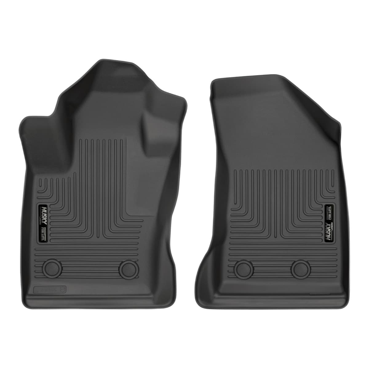 Husky Liners WeatherBeater Front Row Floor Liners | 2017-2026 Jeep Compass, Black
