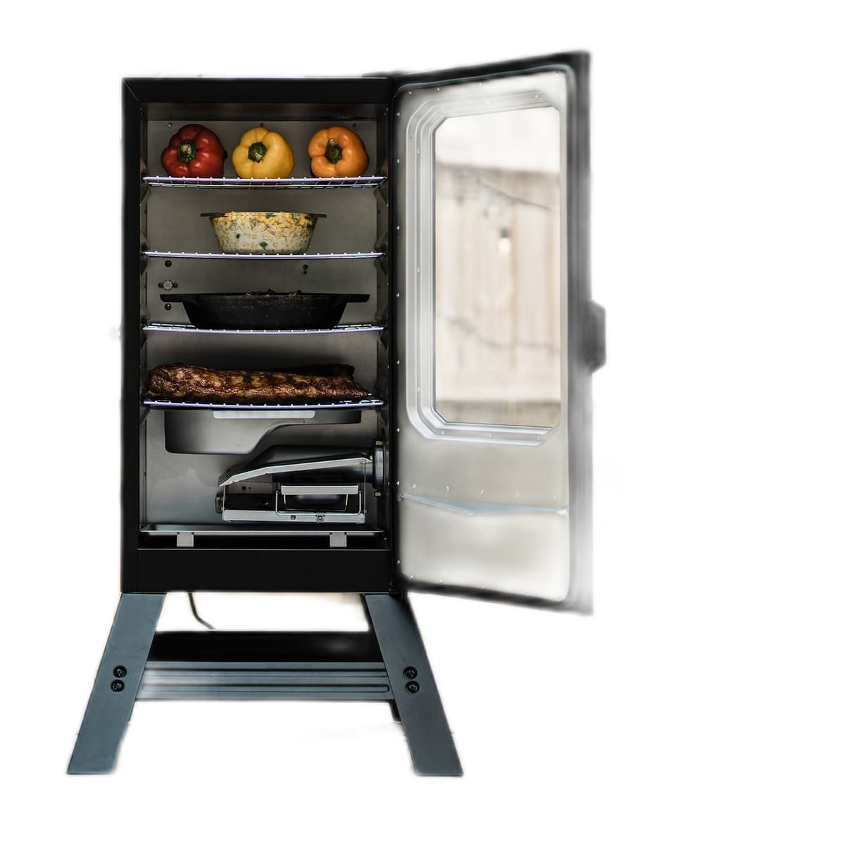 Masterbuilt 30-Inch Digital Electric Smoker with Window and Legs