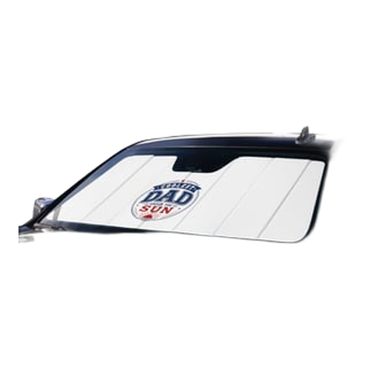Covercraft UVS100 Premier Series American Flag Custom Windshield Sunshade | 2024-2026 GMC Sierra EV, White